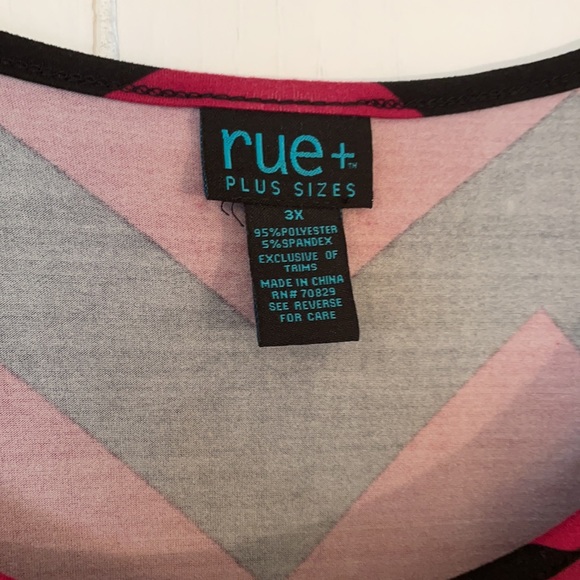 Rue 21+ size 3X Chevron print skirt or dress - Picture 4 of 4